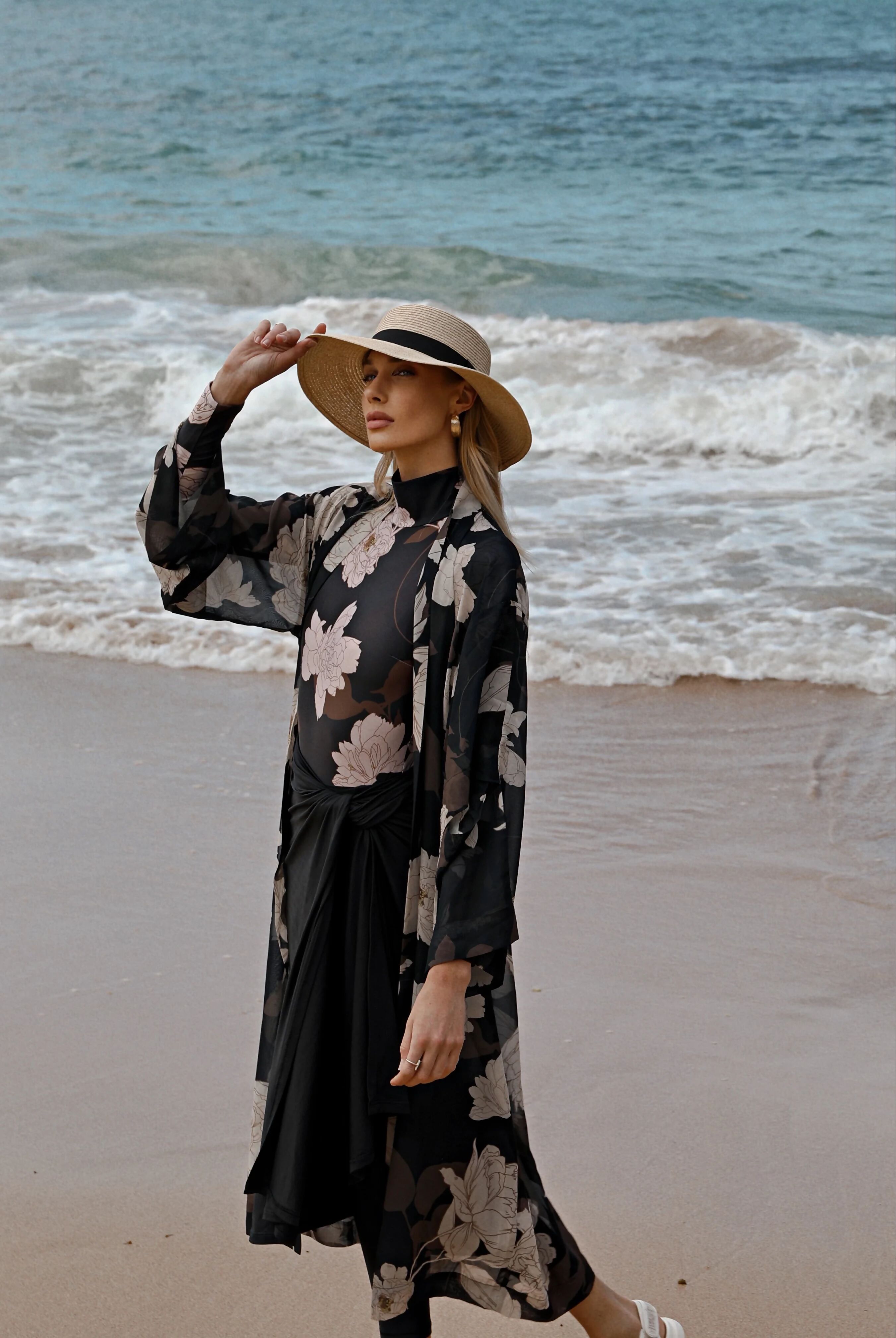 SPLIT SLEEVE KIMONO // MEADOW