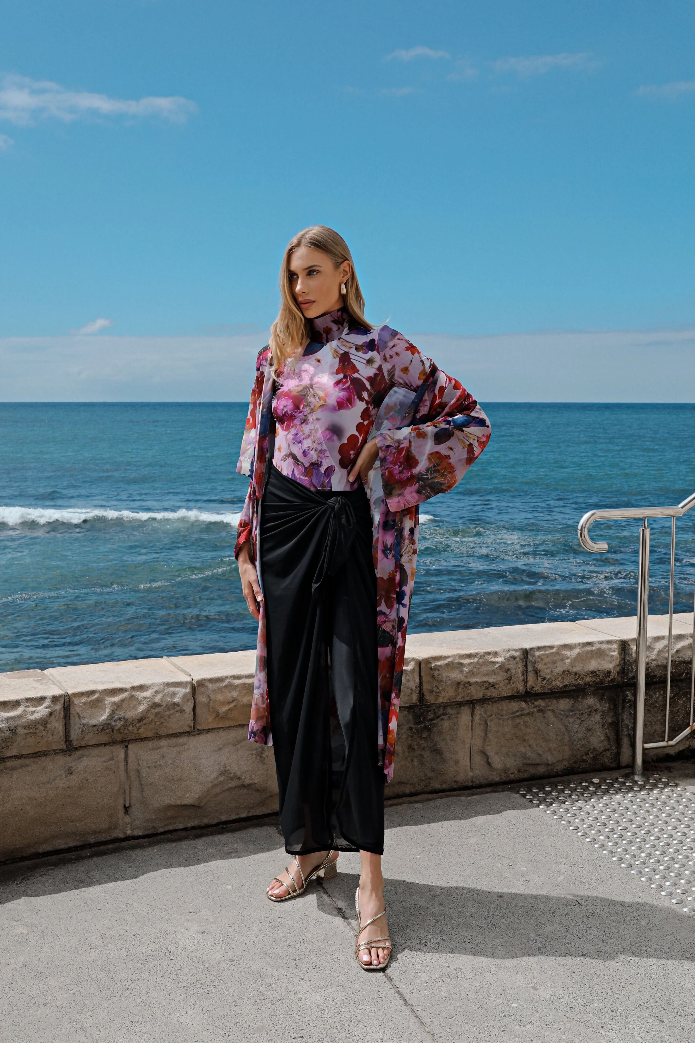 SPLIT SLEEVE KIMONO // BLOOM