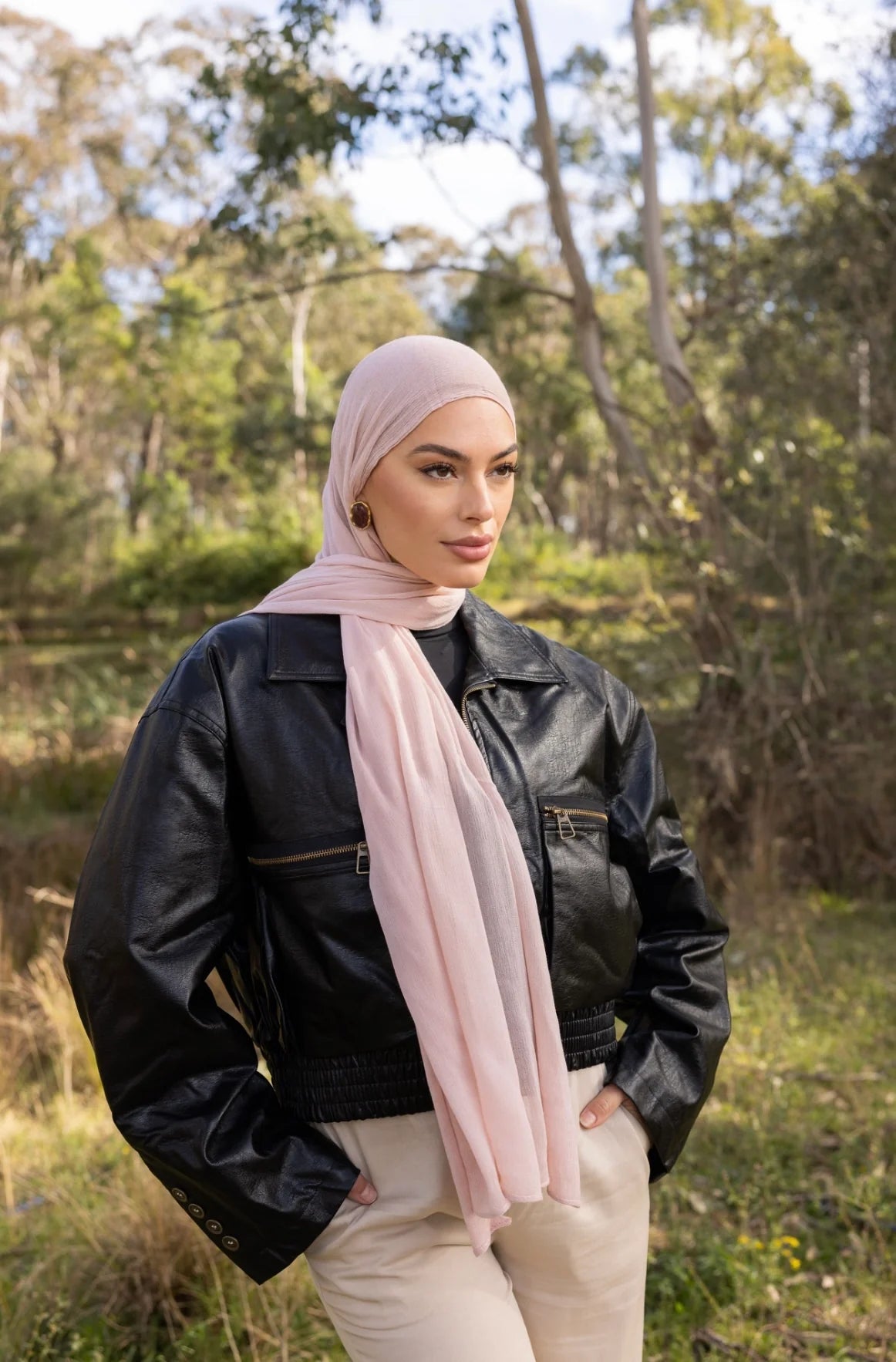 Luxe Rayon Hijab - Baby Pink