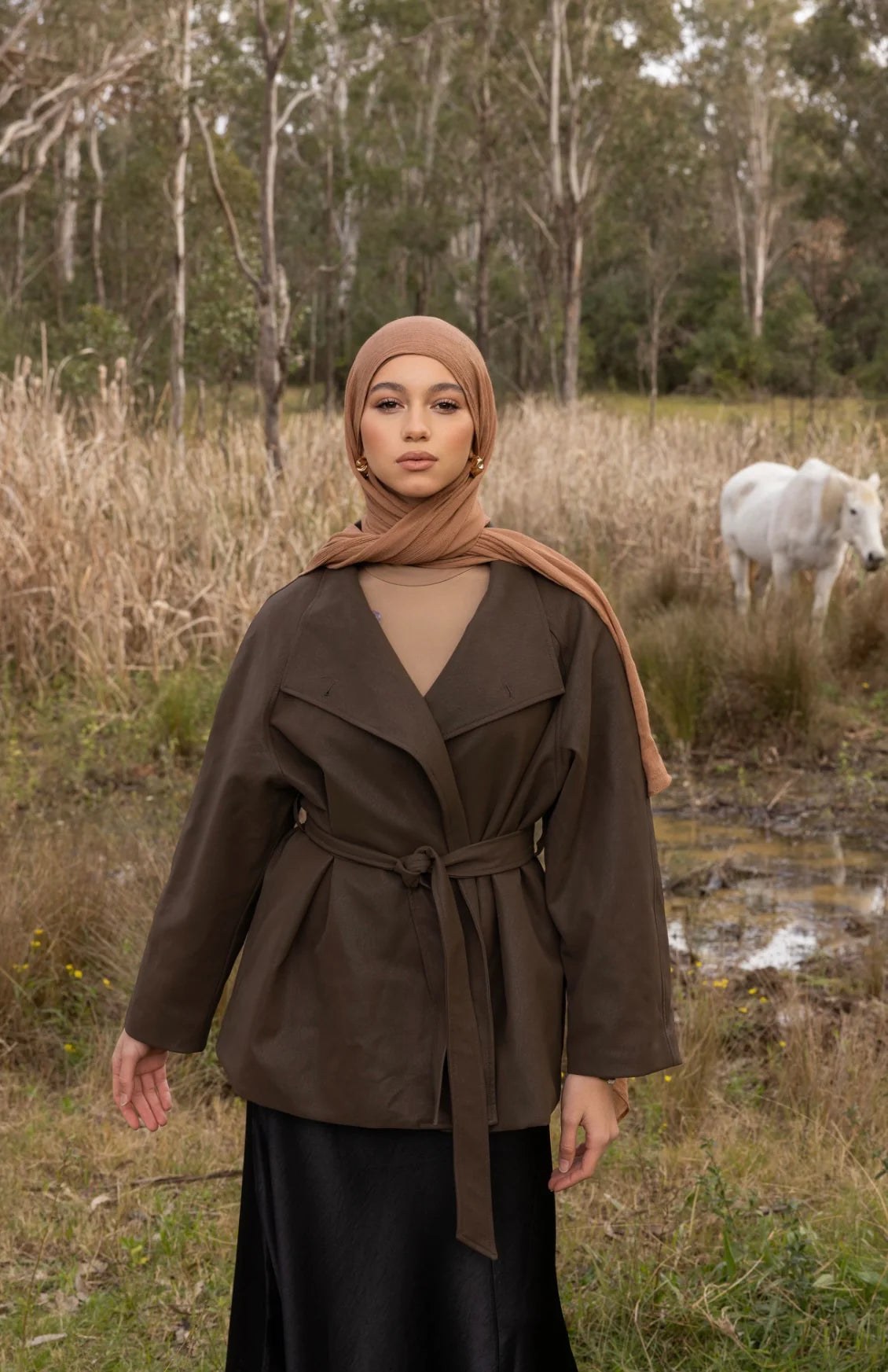 Luxe Rayon Hijab - Cinnamon