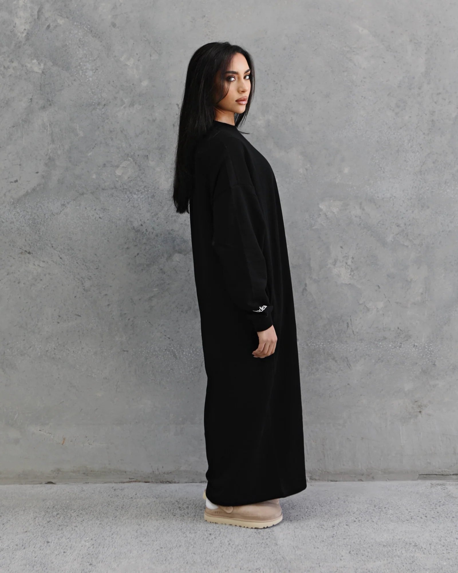 SWEATER DRESS - Black
