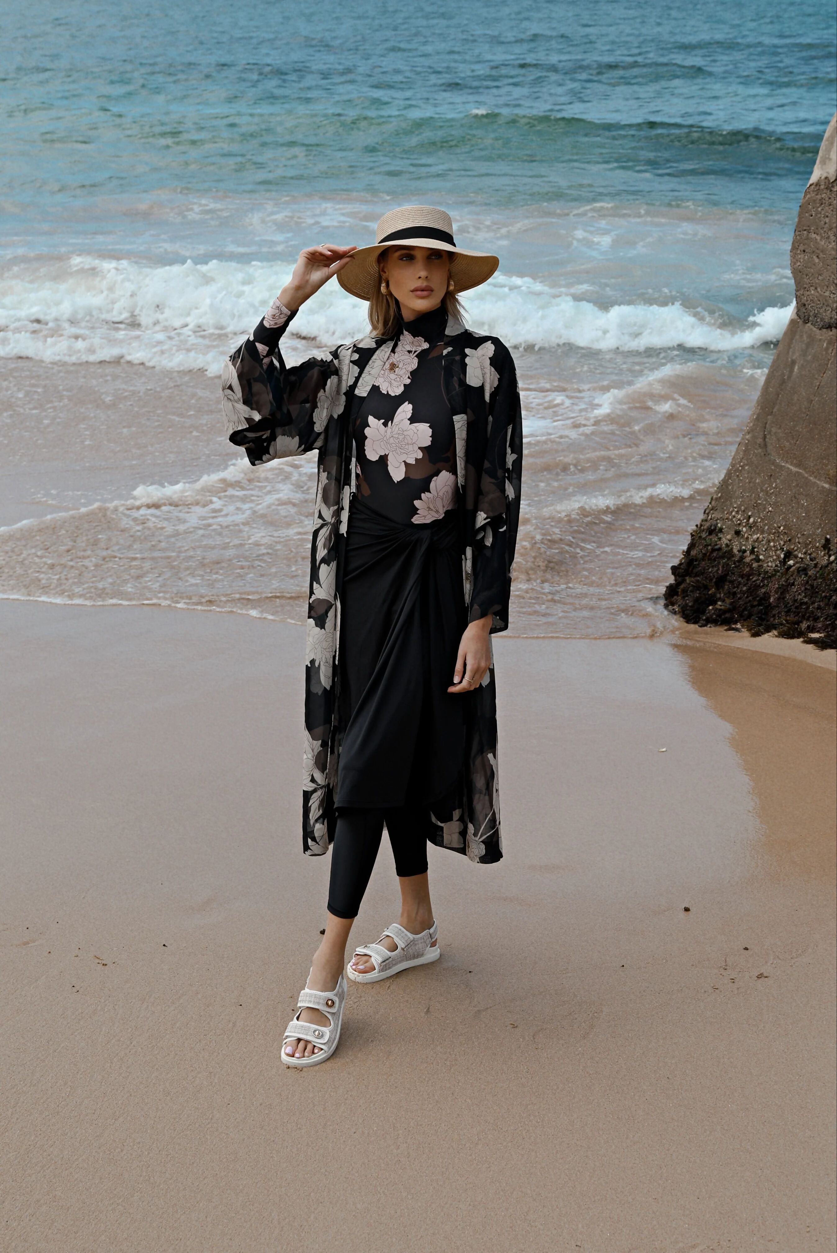 SPLIT SLEEVE KIMONO // MEADOW