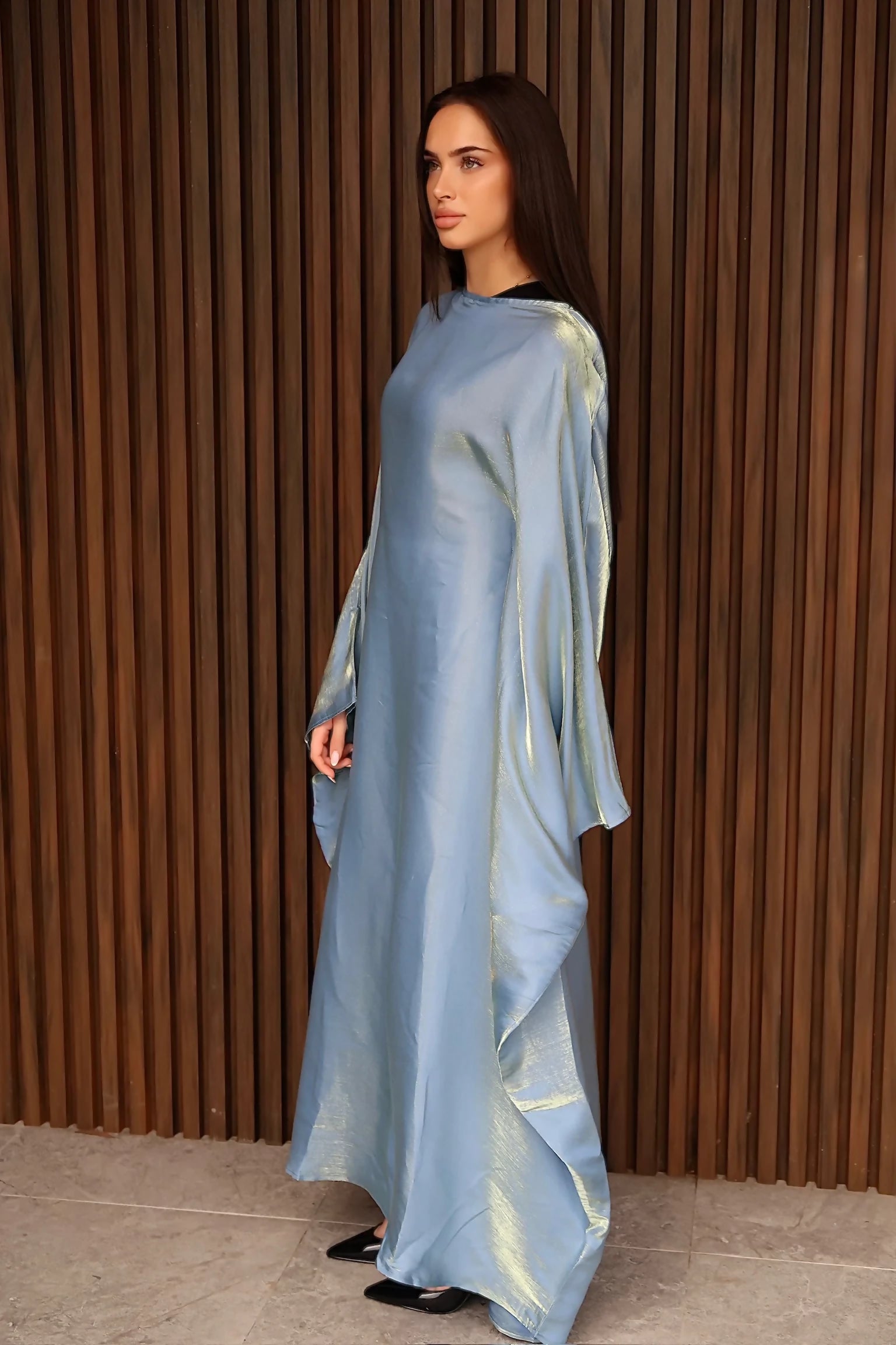 Baby Blue Butterfly Dress