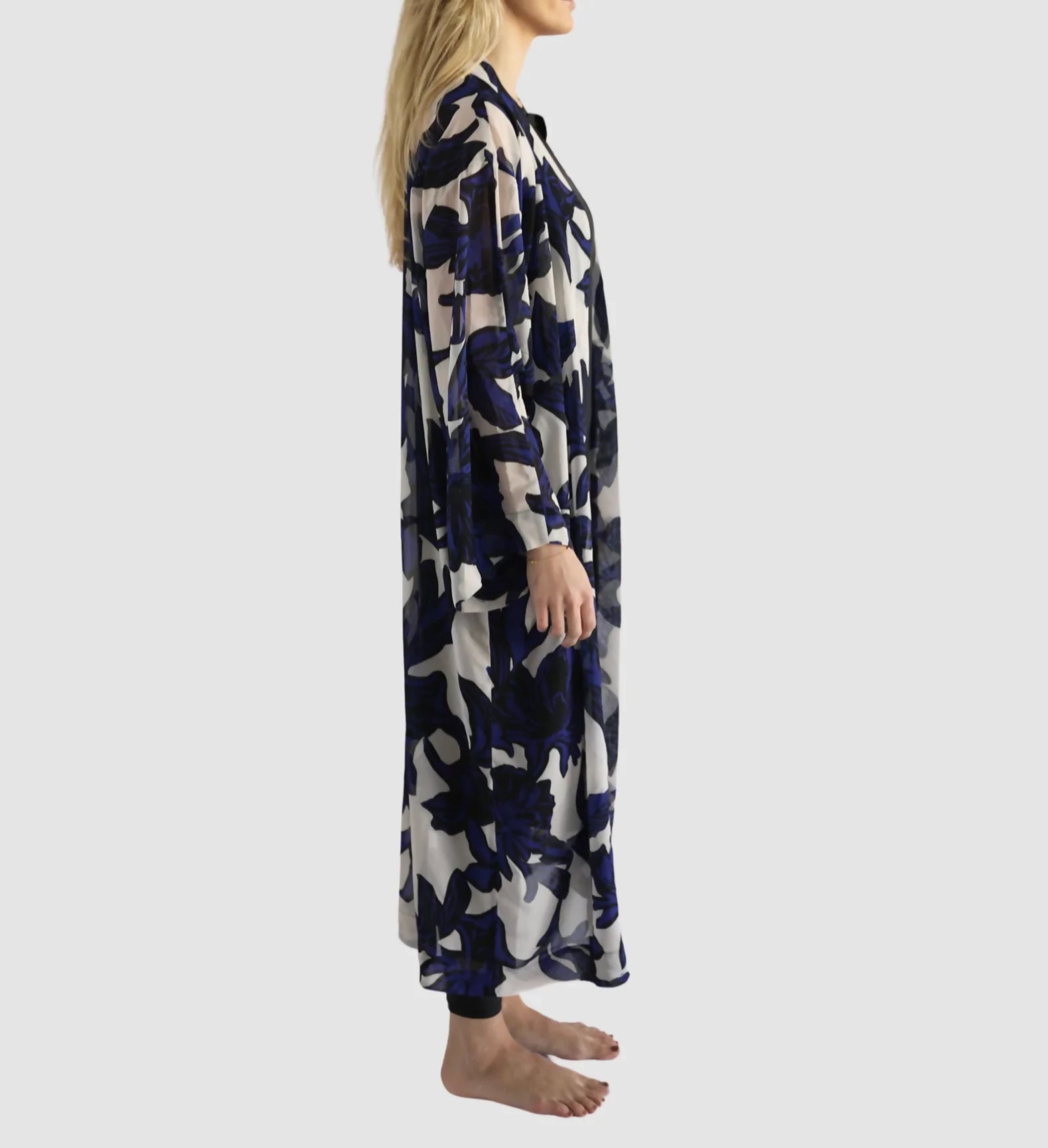 SPLIT SLEEVE KIMONO // BOTANICAL